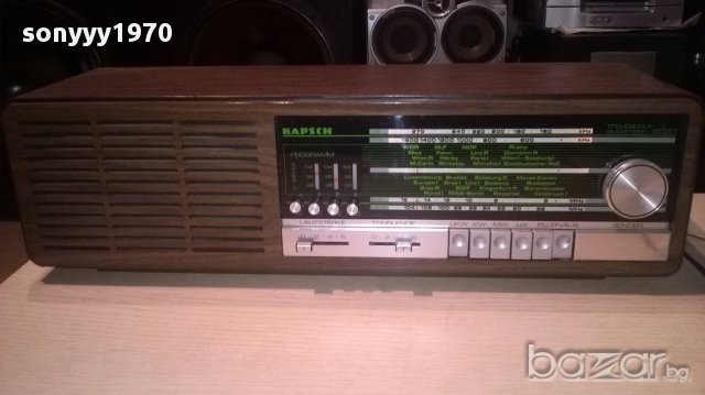 Kapsch troubadour automatic 6020 retro receiver-внос швеицария, снимка 8 - Ресийвъри, усилватели, смесителни пултове - 15241040