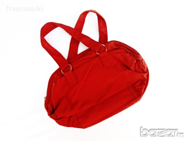 Дамска чанта в червено "Веселите овчици", снимка 3 - Чанти - 21389016