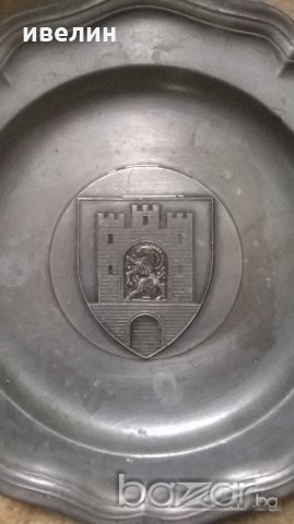 стара викторианска чиния за декорация, снимка 2 - Антикварни и старинни предмети - 20410042