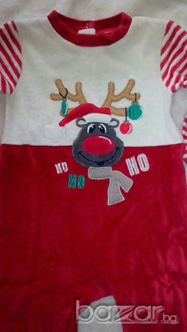Коледен ромпър 80 см. , снимка 3 - Комплекти за бебе - 19791612