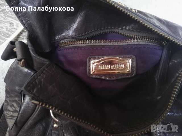 miu miu-100% оригинална, снимка 5 - Чанти - 22632927