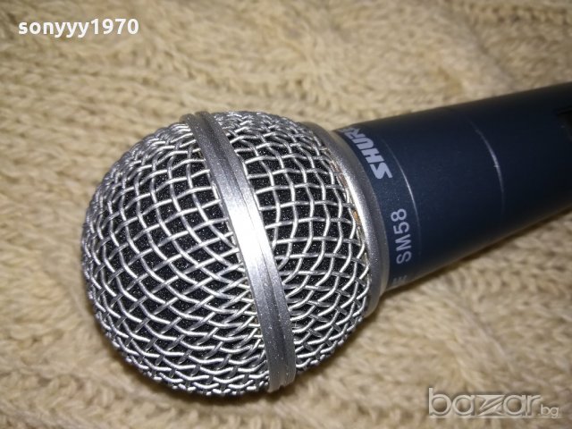 shure 58-profi microphone-жичен микрофон-внос швеицария, снимка 2 - Микрофони - 21236131