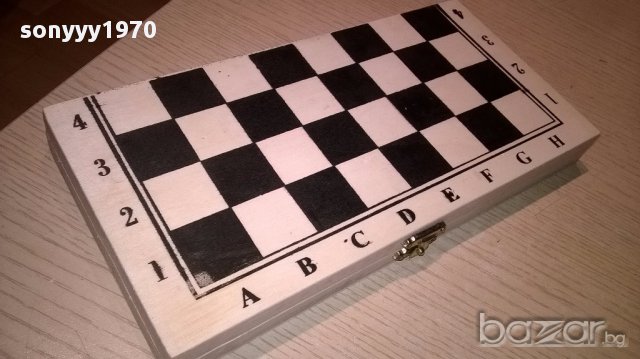 Шах нов 25x25см-дървен