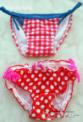 Лот 2бр. бански 0-3 месеца, снимка 2 - Бебешки бански - 15011903