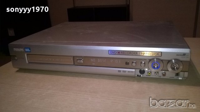 philips dvdr725h/02 hdd/dvd-внос швеицария, снимка 6 - Плейъри, домашно кино, прожектори - 18993109