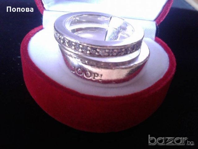 "JOOP"  Сребърен масивен  оригинален пръстен 