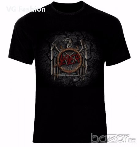  Slayer Trash Metal Eagle Орел Тениска Мъжка/Дамска S до 2XL, снимка 1