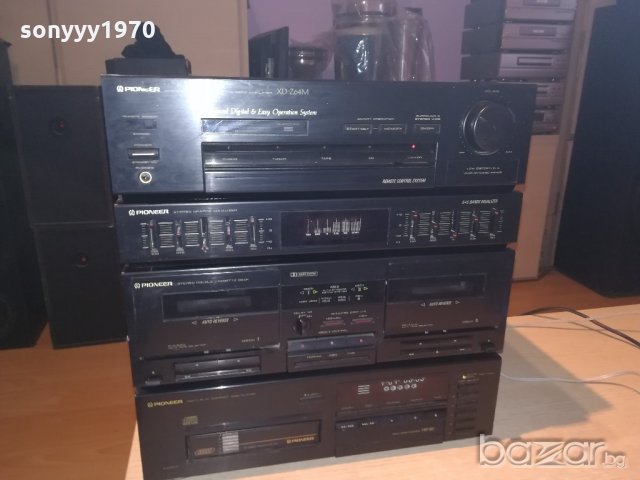 pioneer xd-z64m made in japan 240w-внос англия, снимка 3 - Ресийвъри, усилватели, смесителни пултове - 20402431