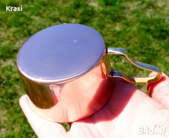 Немска медна чаша,термостъкло. , снимка 8 - Чаши - 24815443