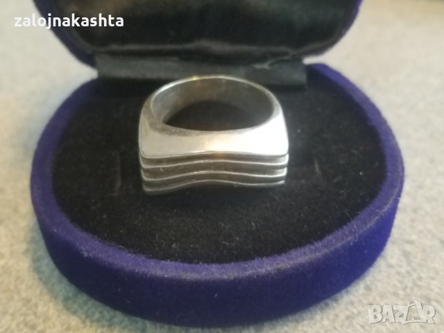 Сребърен пръстен-7,69гр/925, снимка 6 - Пръстени - 25249604
