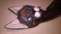 Голямо дървено коте-51х12х5см-внос швеицария, снимка 7