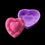 For You дълбоко голямо сърце калъп форма силиконов молд тесто фондан сапун гипс  шоколад мъфини, снимка 1 - Форми - 18787538