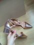 ЛИКВИДАЦИЯ НАЛИЧНИ розово злато остри сандали от Англия 38,39 номер, снимка 2