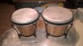 New bongos set+cd-40x23x19-made in germany-внос швеицария, снимка 2