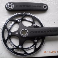 Cannondale Si carbon crankset Курбели ,Вело части и аксесоари, снимка 1 - Части за велосипеди - 16300602