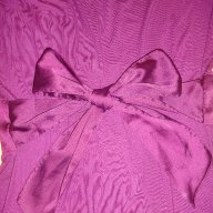 Лилава рокля със сатенен колан марка H&M, снимка 3 - Рокли - 14947385