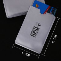 Защитно калъфче за безконтактна/RFID кредитна или дебитна карта, снимка 2 - Портфейли, портмонета - 23878501