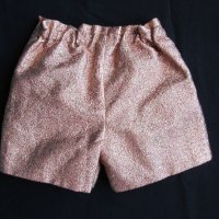 H&M Studio детски панталонки метални мед 4-6г момиче, снимка 2 - Детски рокли и поли - 25365148
