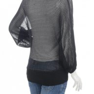 ФИН  ПУЛОВЕР  В  ЧЕРНО  размер универсален , снимка 2 - Блузи с дълъг ръкав и пуловери - 8599094