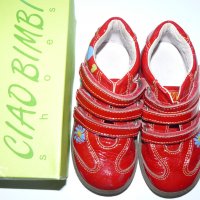 26н Chio Bimbi червени лачени ботички – 26 номер, 19.3см, снимка 6 - Детски боти и ботуши - 23419923