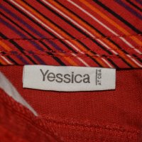 Червена джинсова пола марка Yessika, като нова, снимка 4 - Поли - 25672061