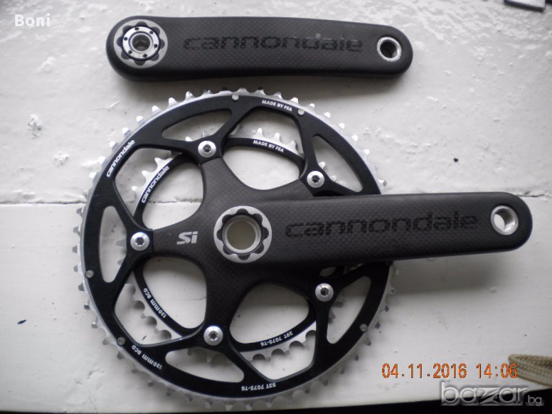 Cannondale Si carbon crankset Курбели ,Вело части и аксесоари, снимка 1