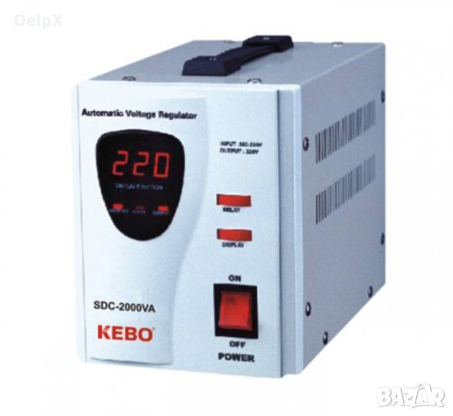 Стабилизатор на напрежение със серво мотор SDC-2000 140VAC/260VAC 220VAC 2000VA, снимка 1