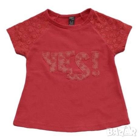 тениска с дантела 4-7 г, снимка 1