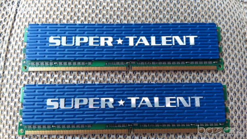 Super Talent DDR2 800 1GB (2X512MB) DIMM RAM Kit, снимка 1