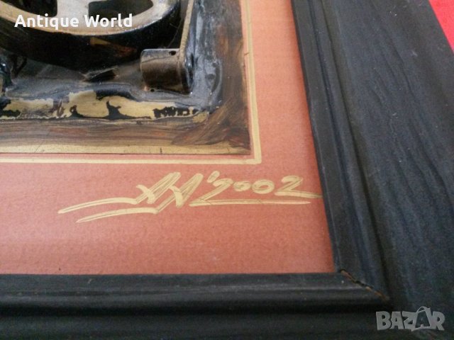 Авторска АРТ Картина Подписана, снимка 2 - Антикварни и старинни предмети - 24578570