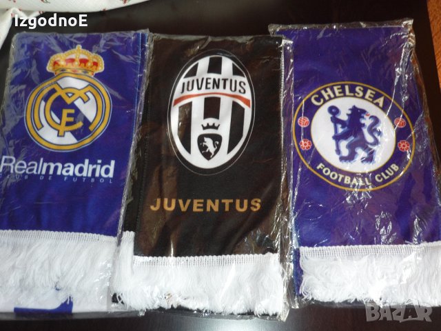Футболни шалове - Челси, Интер, Реал Мадрид, снимка 2 - Футбол - 24876777