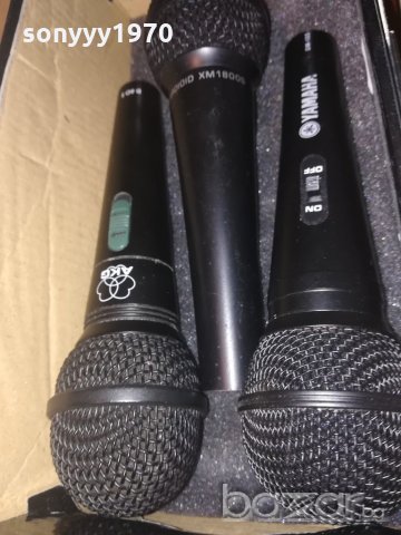 yamaha & akg & behringer-profi microphone-внос швеицария, снимка 3 - Ресийвъри, усилватели, смесителни пултове - 20355620