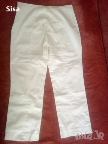 Нов бял дамски летен панталон, снимка 3 - Панталони - 25482422