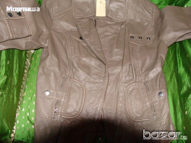  Ново vero moda естествена кожа ДАМСКО  яке РАЗПРОДАЖБА , снимка 5 - Якета - 21111575