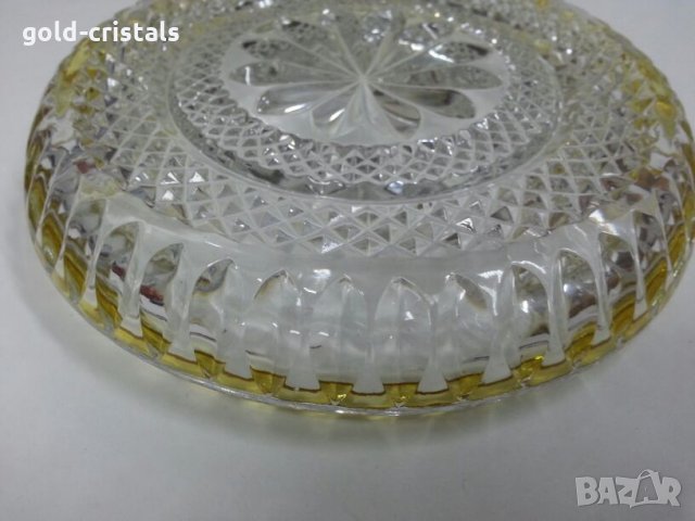 кристална купа чиния , снимка 3 - Чинии - 25134549