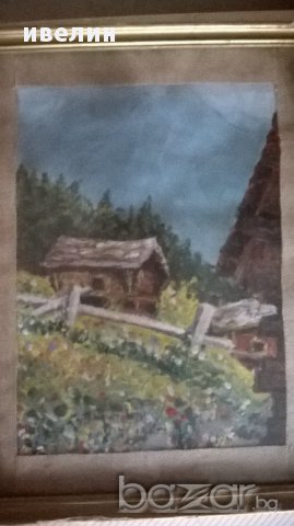 картина-планински пейзаж, снимка 2 - Картини - 15981390