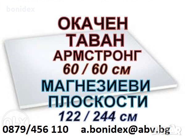 Магнезиеви плоскости. Пана за окачен таван. Пластмасови плоскости/пана, снимка 6 - Обзавеждане за заведение - 23775830