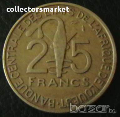25 франка 1980, Западно Африкански Щати