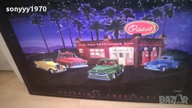 oasis-картина пвц с лед подсветки-91х61см-внос швеицария, снимка 5 - Колекции - 26041699