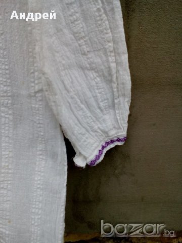 Старинна Мъжка кенарена риза за носия, снимка 3 - Антикварни и старинни предмети - 17549302