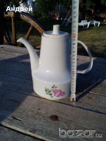 Стара порцеланова кана,каничка, снимка 3 - Антикварни и старинни предмети - 17143914