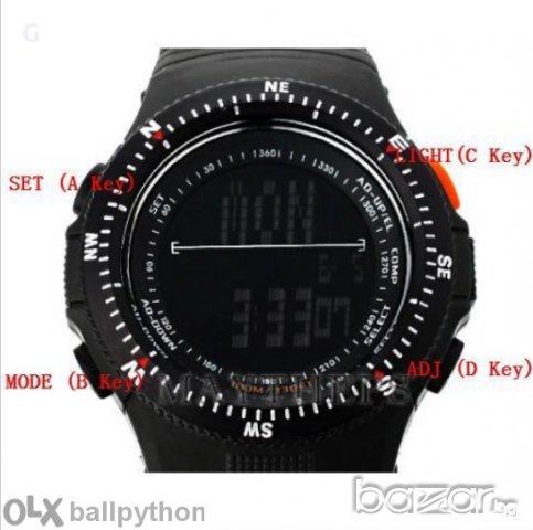 часовник Military Sports Watch, снимка 3 - Мъжки - 11044527