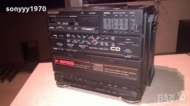 sharp gx-cd60h cd/deck/tuner/amplifier/aux-внос швеицария, снимка 8 - Ресийвъри, усилватели, смесителни пултове - 23119959