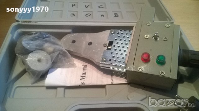 Лепачка пвц 3 глави-нова с куфар, снимка 2 - Други инструменти - 15976880