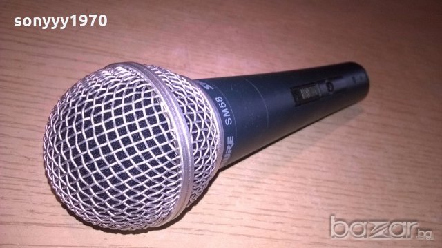 shure  sm58-микрофон-внос швеицария, снимка 2 - Микрофони - 19287877
