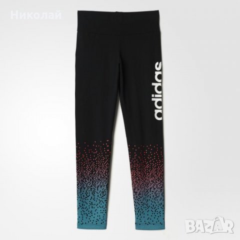 Adidas Wardrobe Fun Kids Girls Training Tights , снимка 2 - Клинове - 23789539