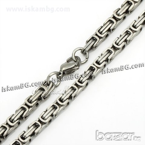 Ланец от медицинска стомана - код 106, снимка 2 - Колиета, медальони, синджири - 13821510