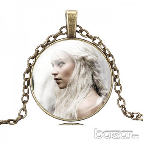 Бронзов Медальон с 3D портрет от Game Of Thrones(Денерис)