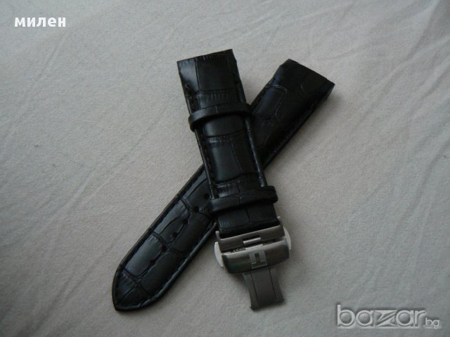  Кожена каишка за Tissot Couturier-  24мм., снимка 6 - Каишки за часовници - 10859008