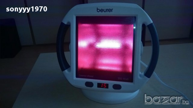 Beurer ceramic infrared head lamp-300w-germany-внос швеицария, снимка 8 - Медицинска апаратура - 17539800